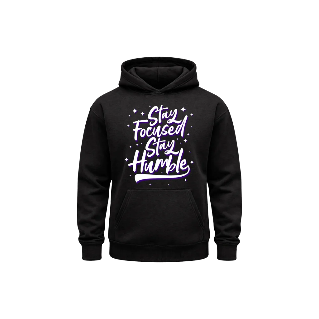 Focused Script Pullover