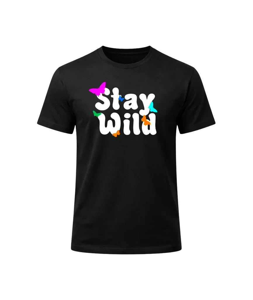 Bubble Letter Butterfly T-Shirt