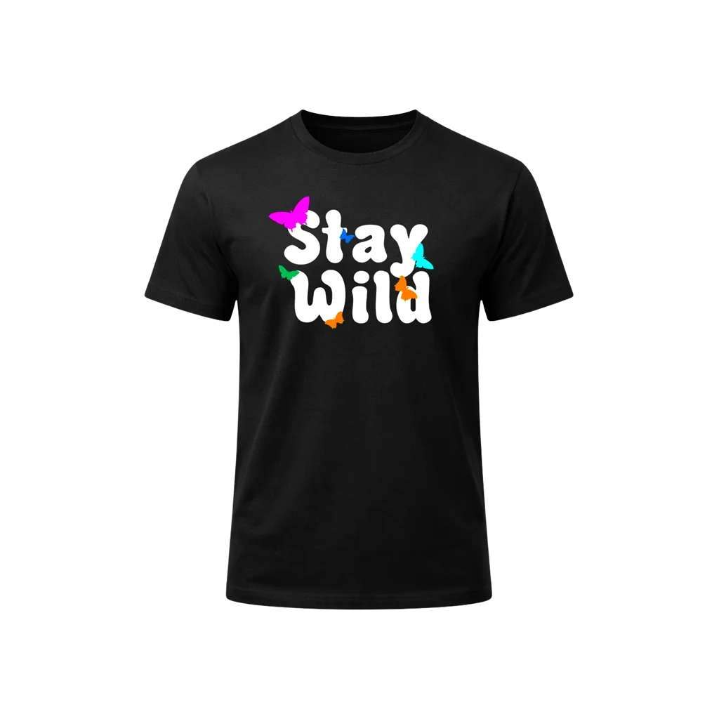 Bubble Letter Butterfly T-Shirt
