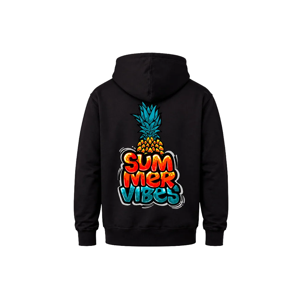 Summer Vibes Double Print Hoodie