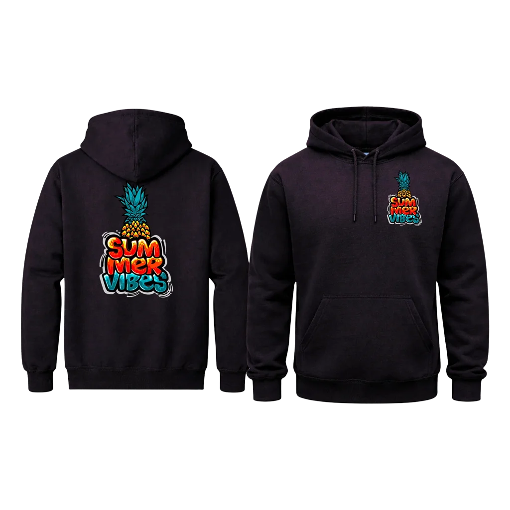 Summer Vibes Double Print Hoodie