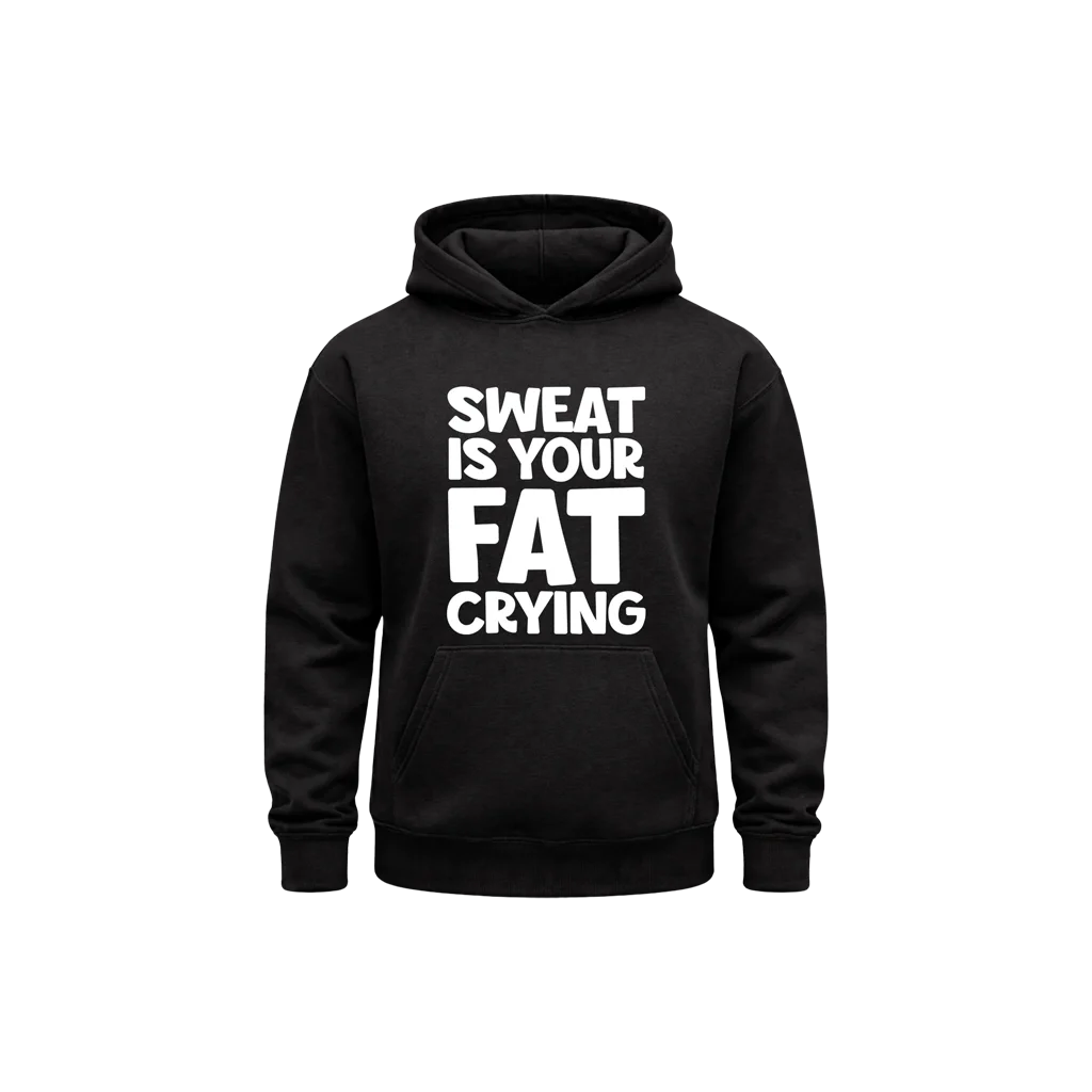 Fat Crying Statement Hoodie