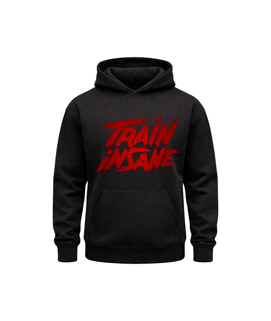 Train Insane Front Print Sweatshirt