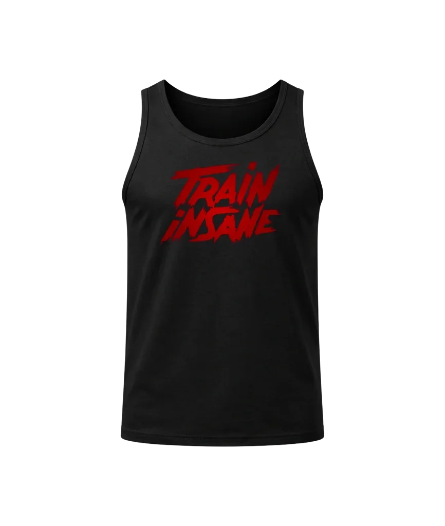 Train Insane Black Tank Top
