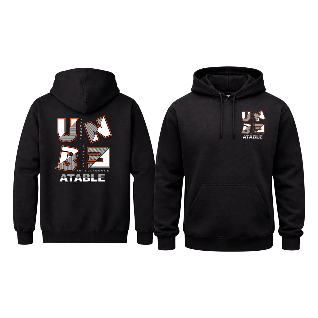UNBEATABLE Dual Print Graphic Hoodie