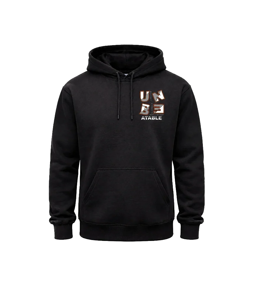 Unbeatable Front And Back Print Hoodie