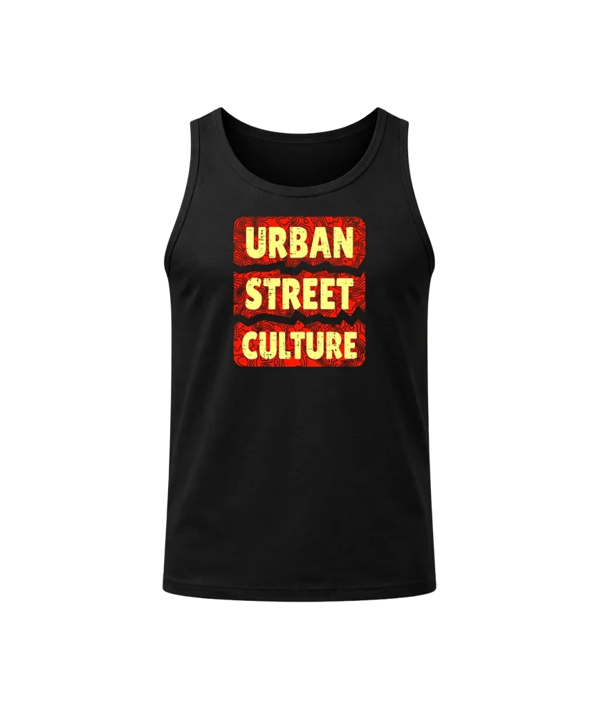 Urban Street Culture Black Tank Top