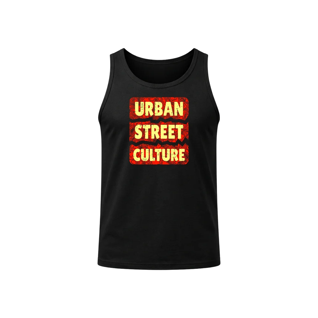 Urban Street Culture Black Tank Top