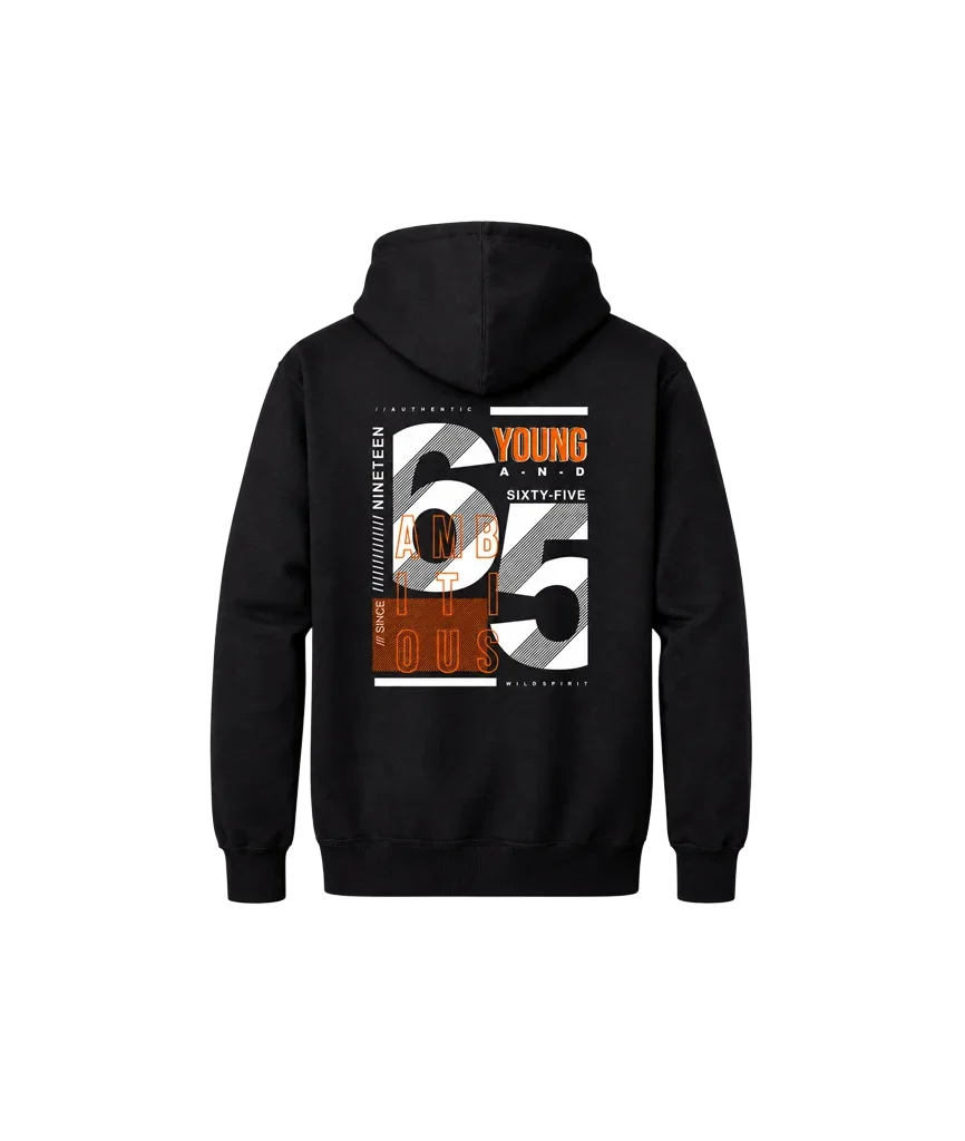 Retro 1965 Front & Back Hoodie