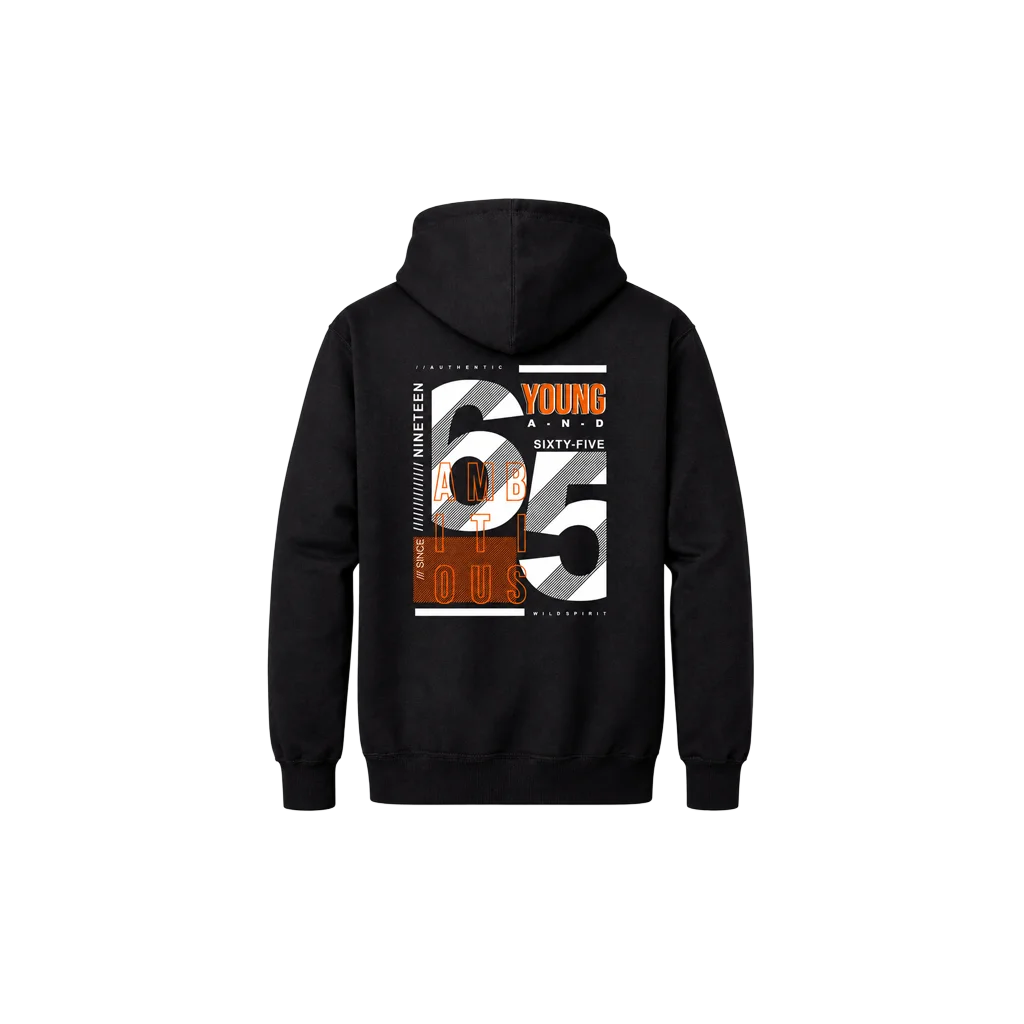 Retro 1965 Front & Back Hoodie