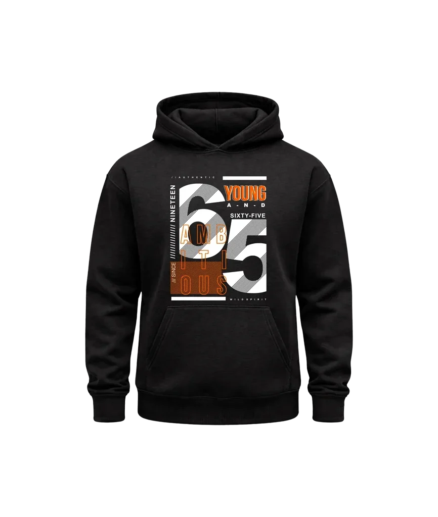 Classic 65 Black Hoodie