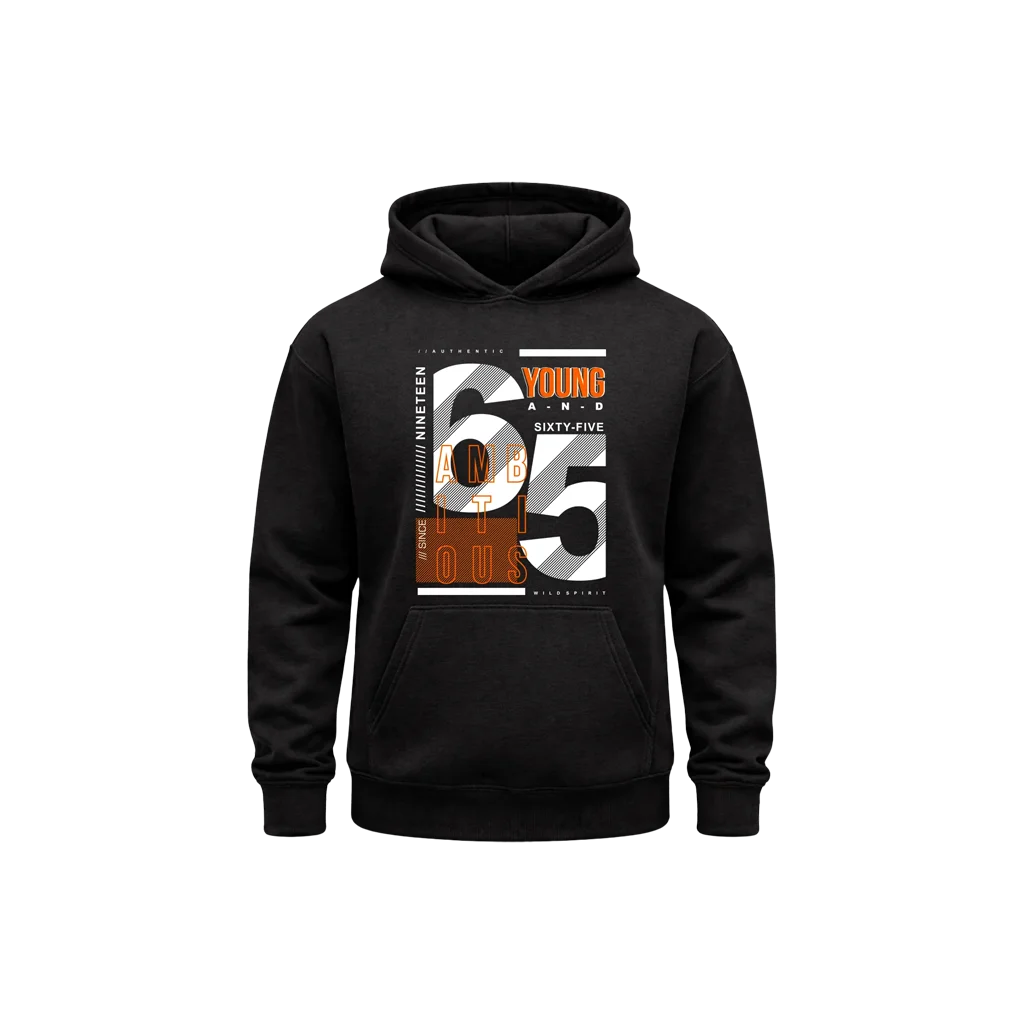 Classic 65 Black Hoodie