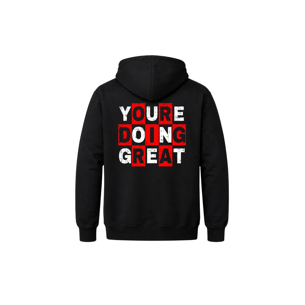 Motivation Double Print Hoodie