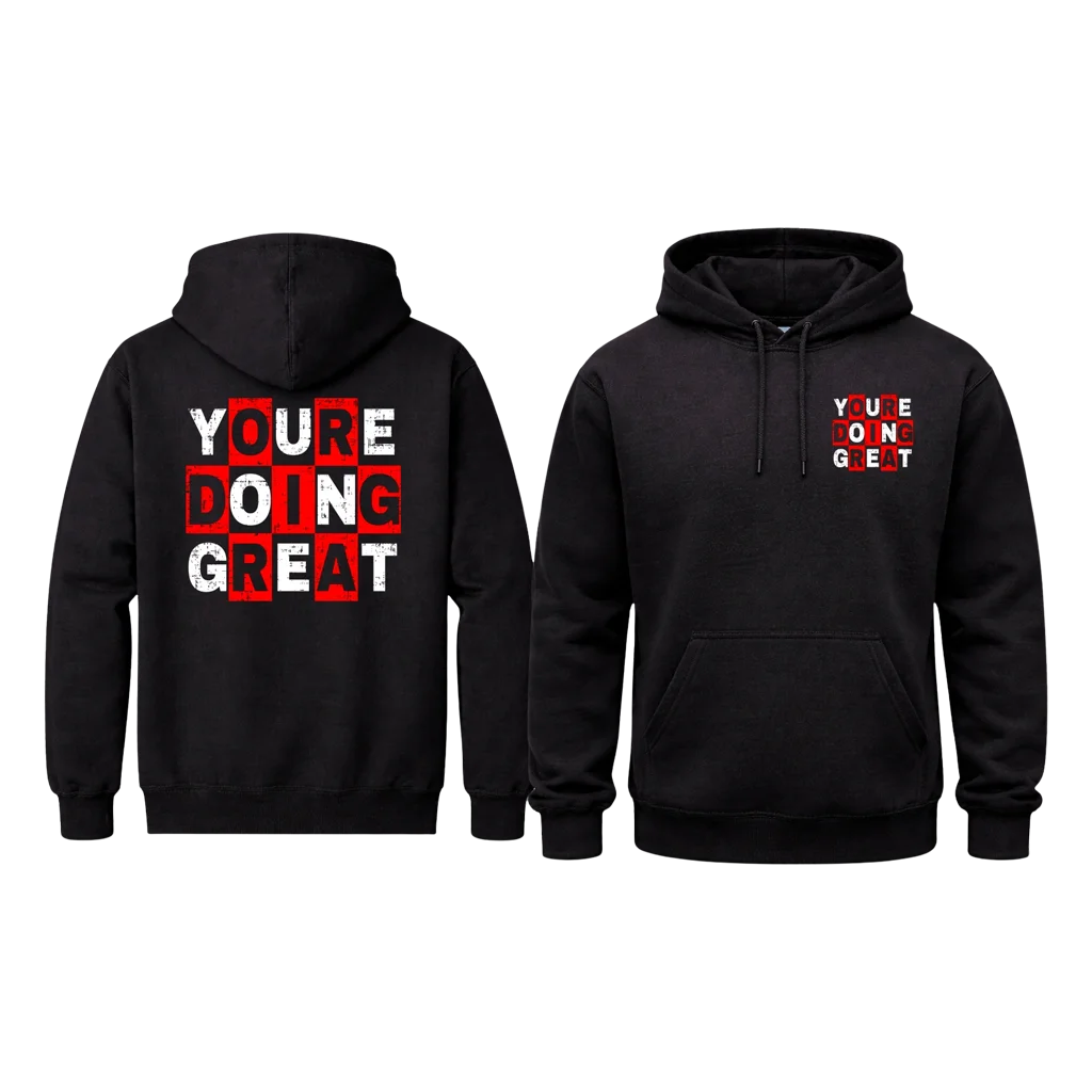 Motivation Double Print Hoodie