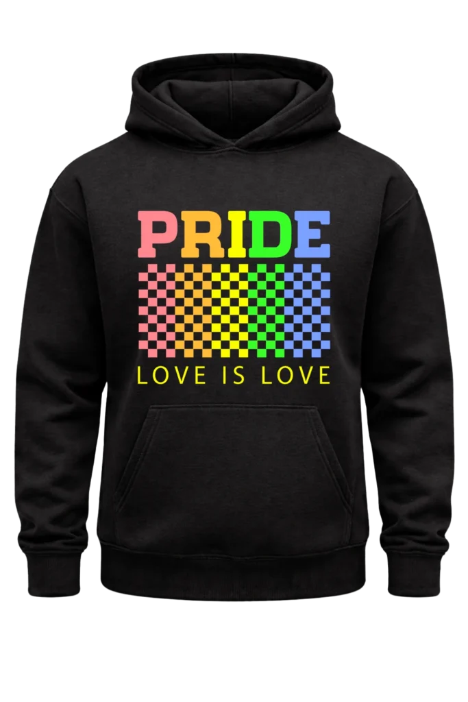 Love Is Love Black Hoodie