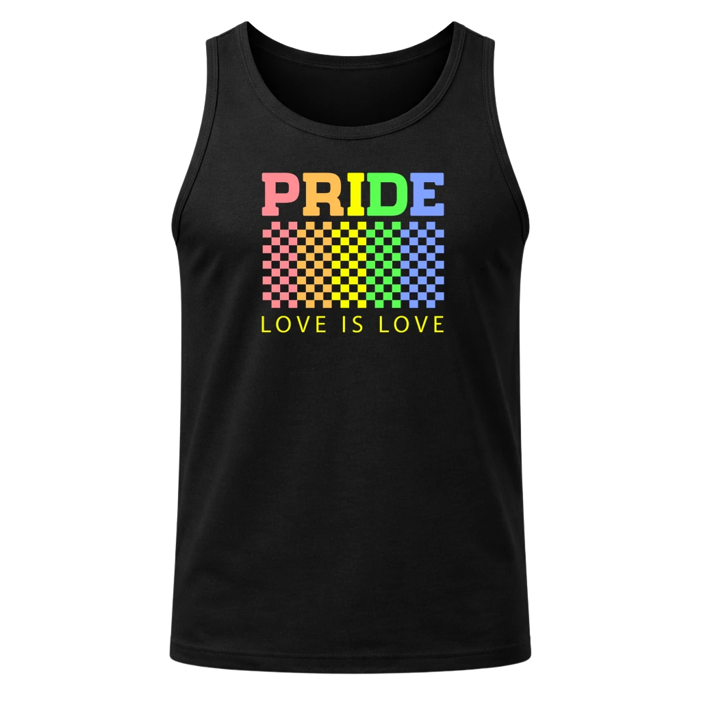Love Is Love Black Tank Top