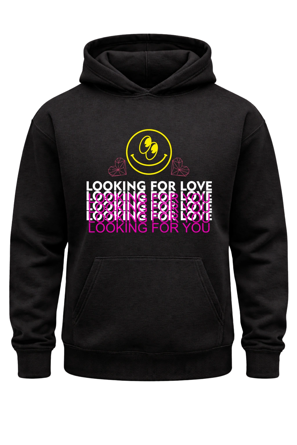 Looking For Love Black Hoodie