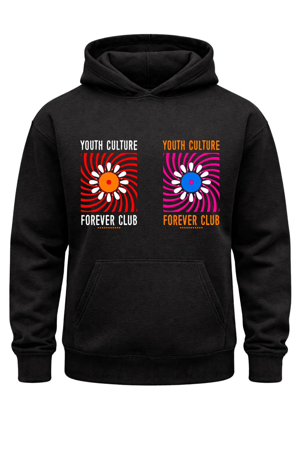 Youth Culture Forever ClubBlack Hoodie