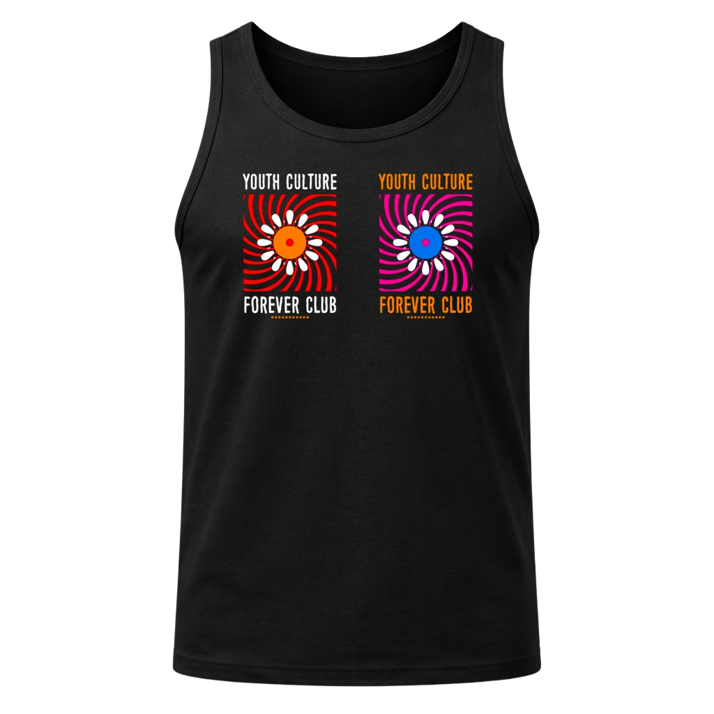 Youth Culture Forever Club Black Tank Top
