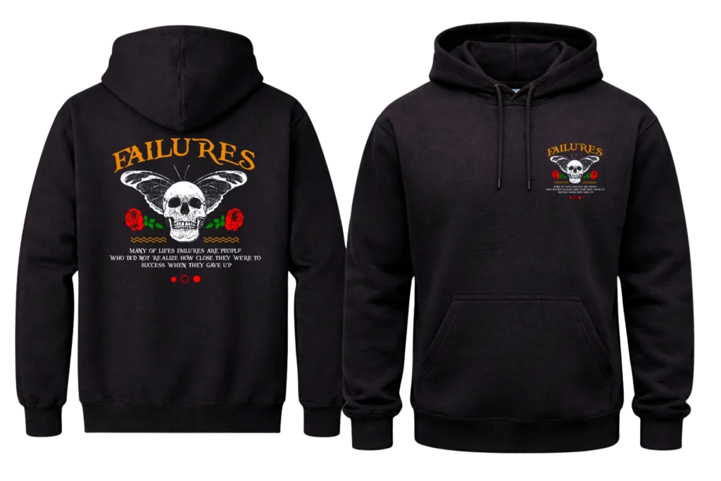 Failures Front And Back Print Hoodie