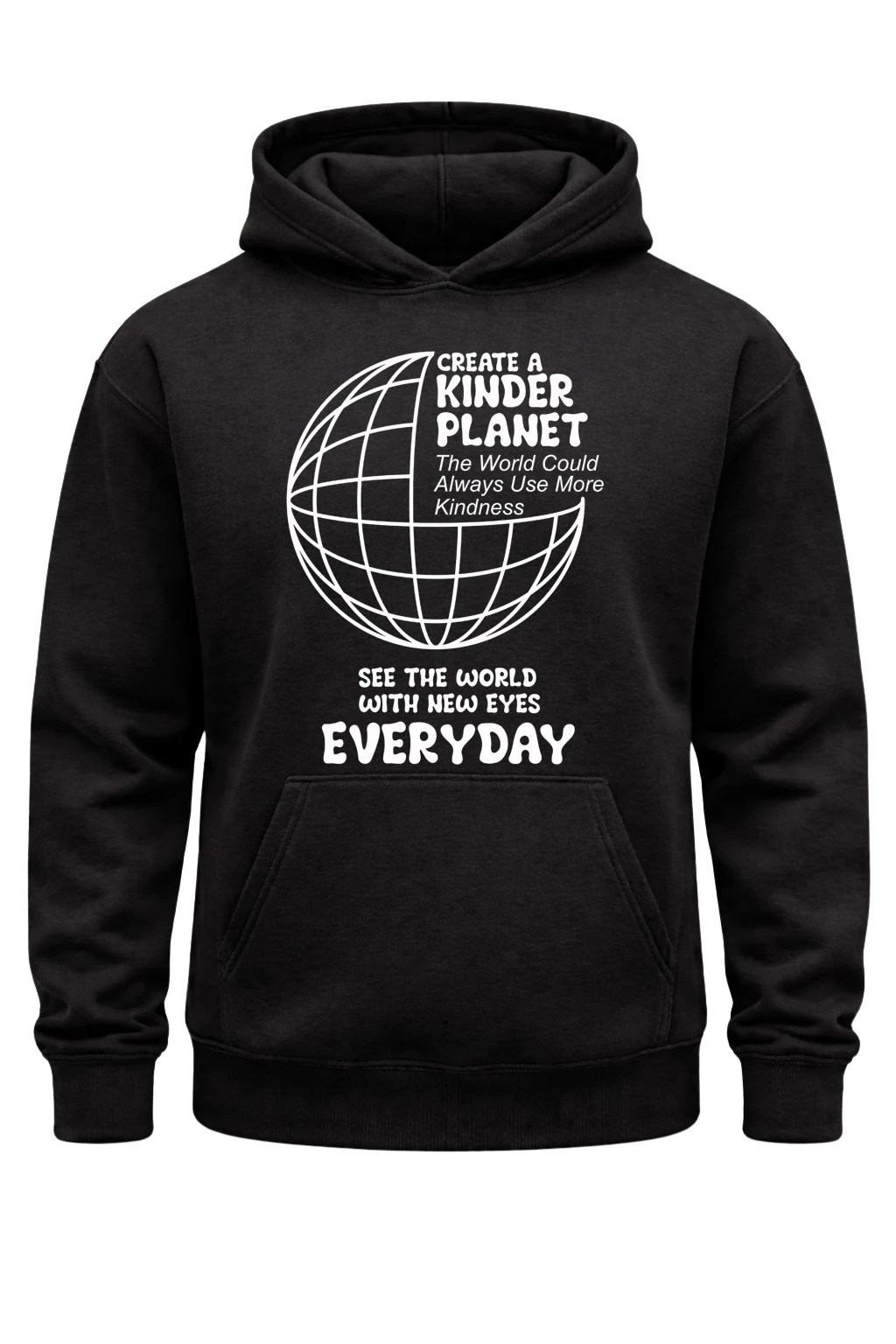 See The World With New Eyes Black Hoodie