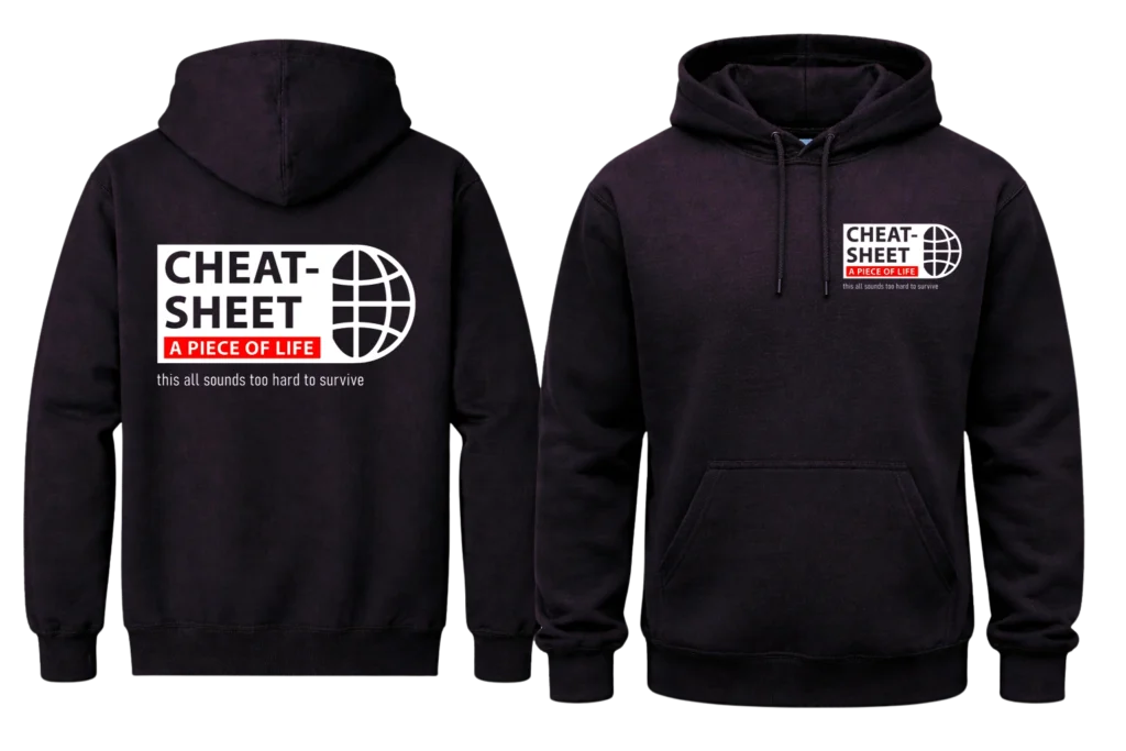 A Peace Of Life Front And Back Print Hoodie