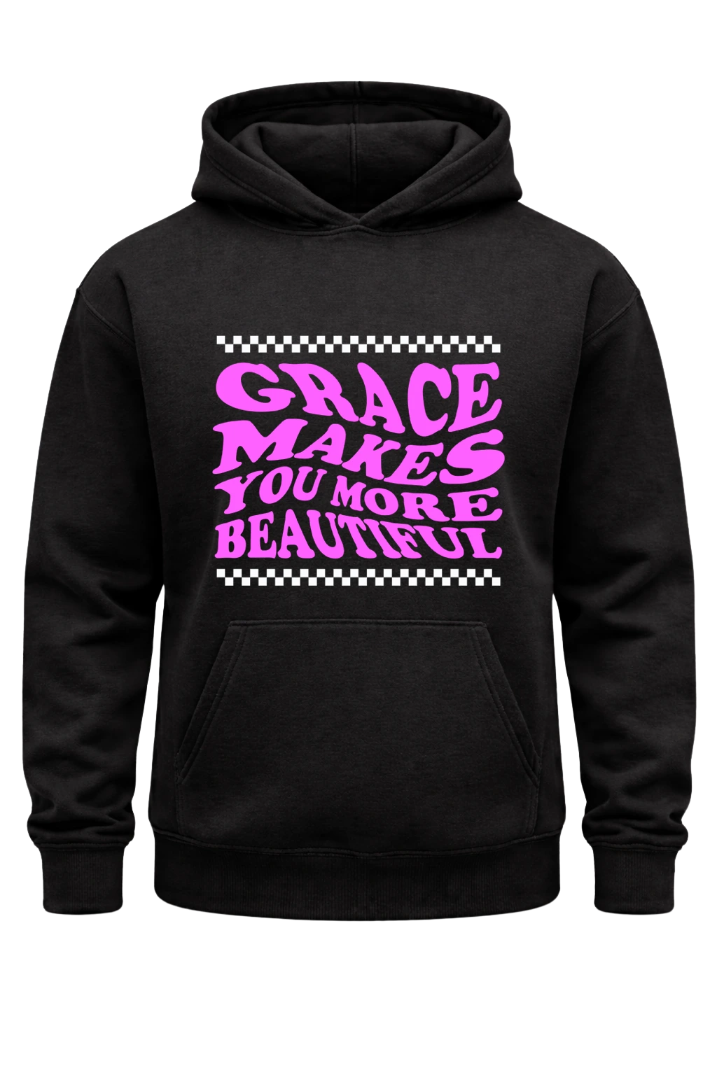 Grace Makes You More Beautiful Black Hoodie