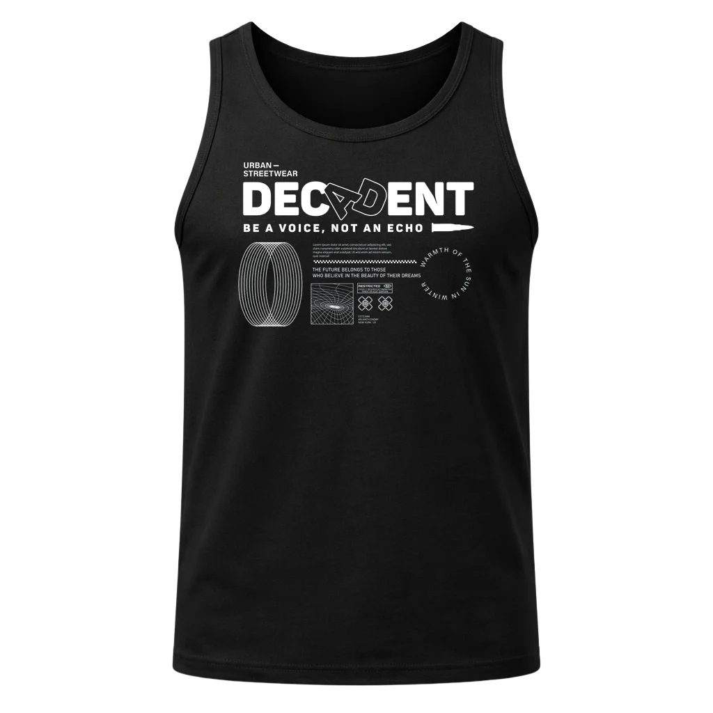 Decadent Black Tank Top