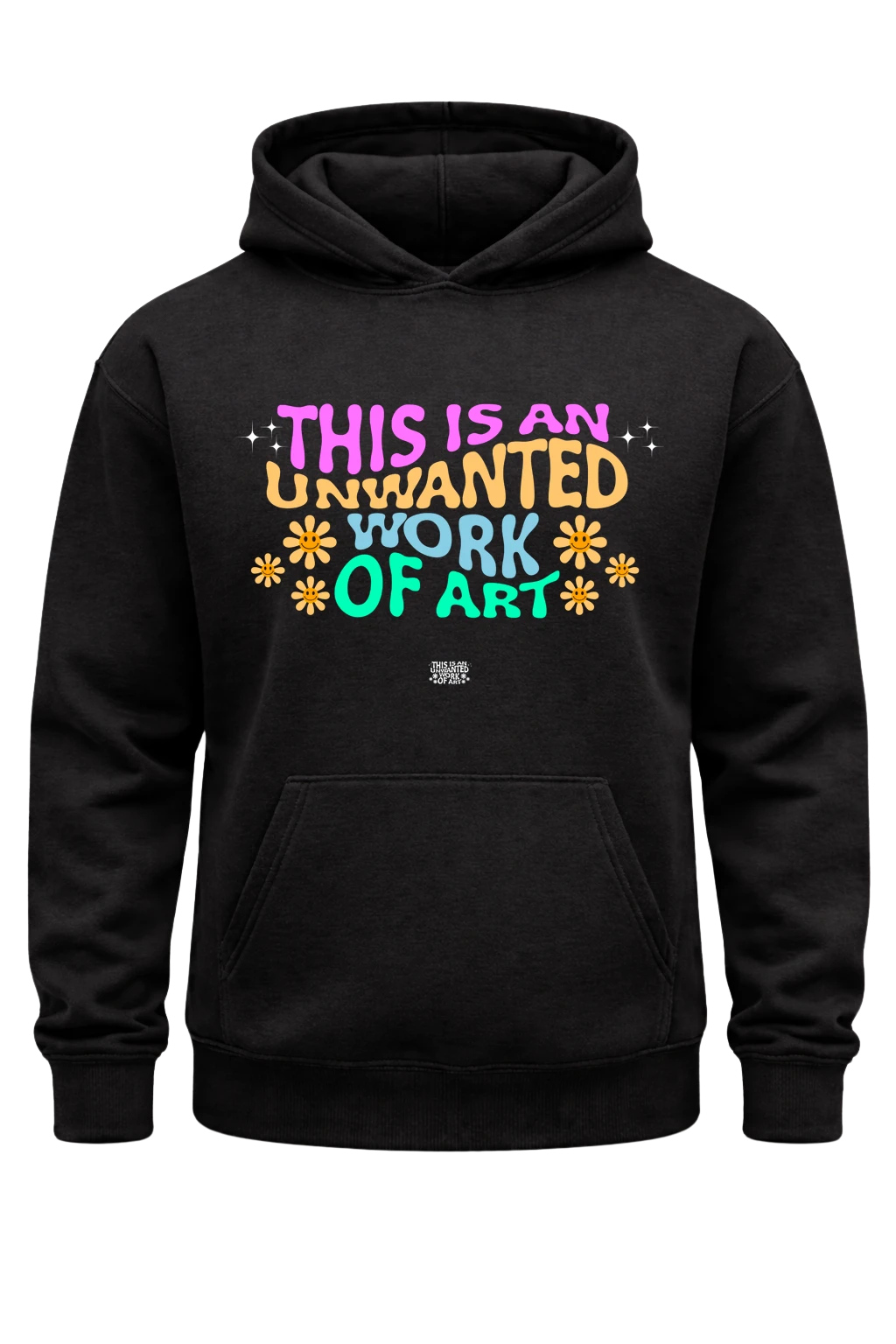 Unwanted Work Of Art Black Hoodie