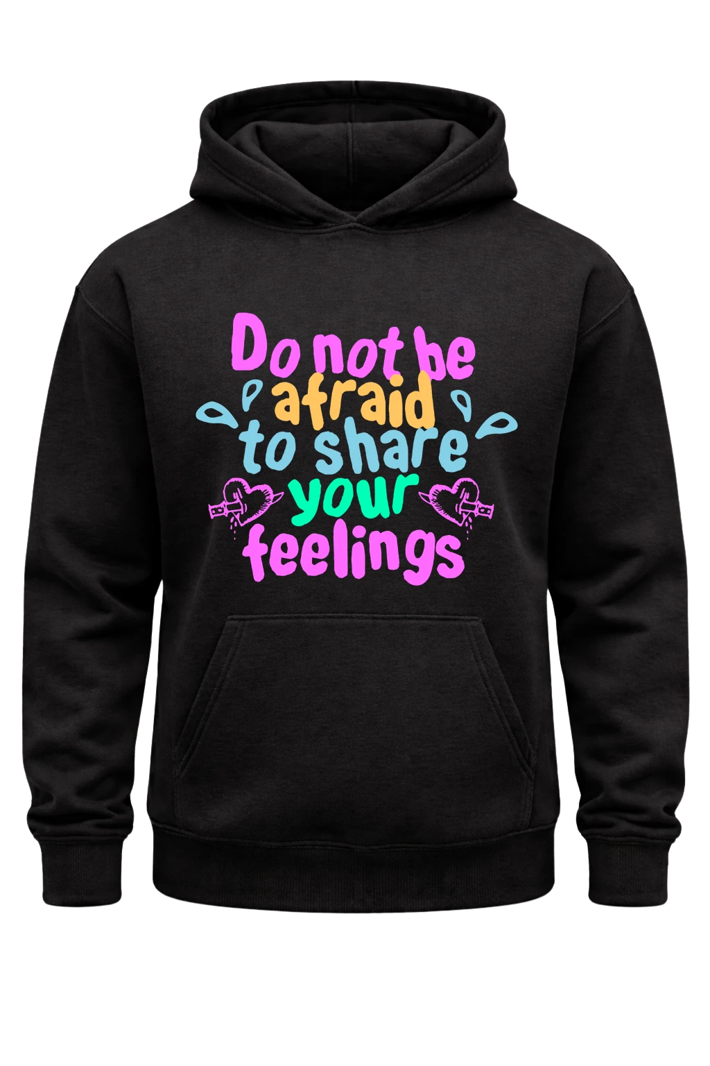 Do Not Be Afraid Black Hoodie
