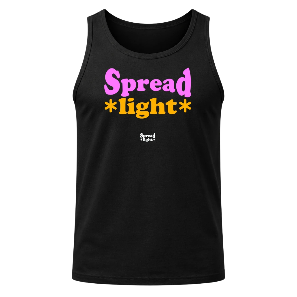 Spread Light Black Tank Top