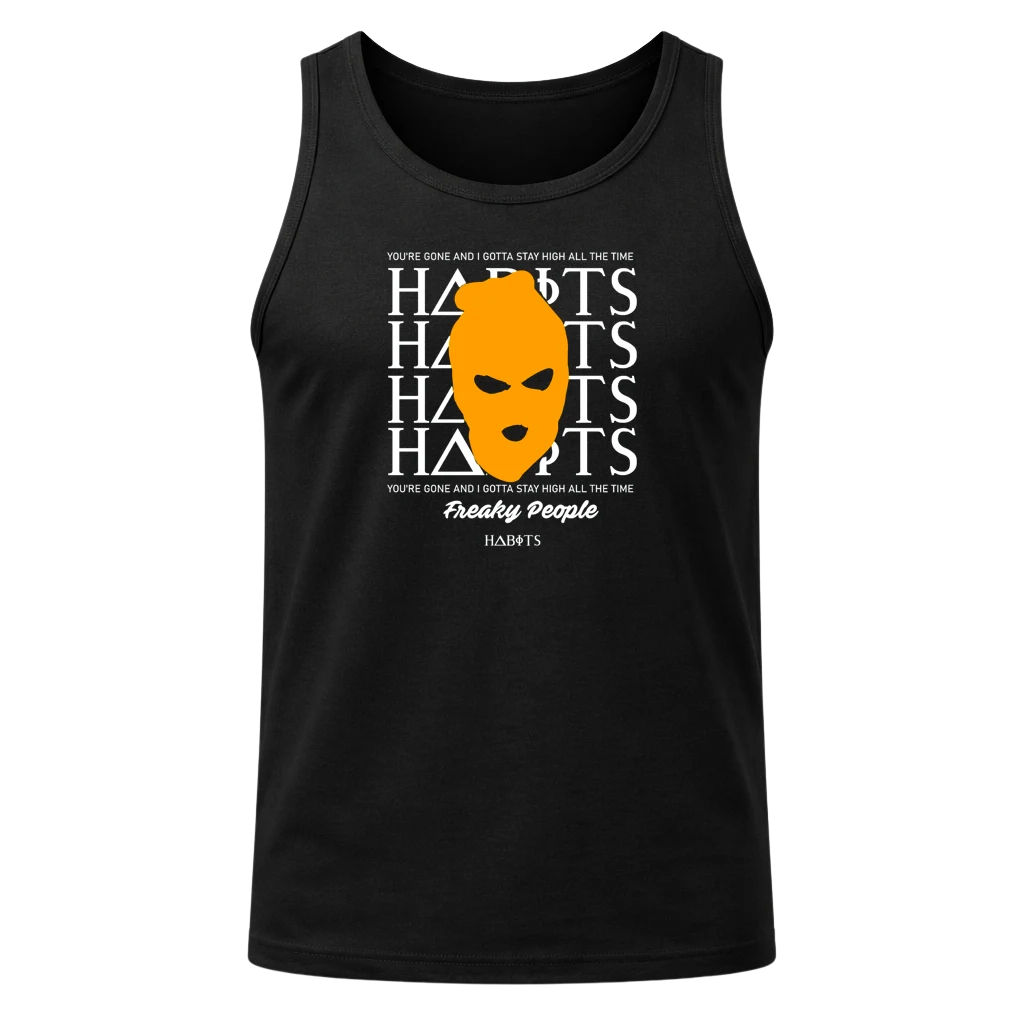 Habits Black Tank Top
