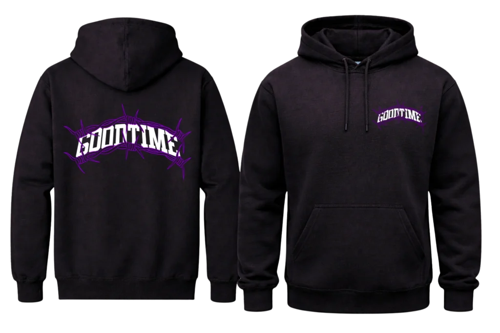 Good Time Front And Back Print Hoodie