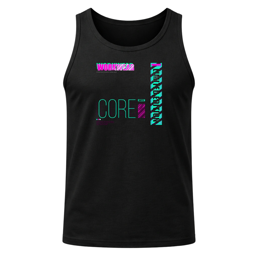 Workwear Black Tank Top