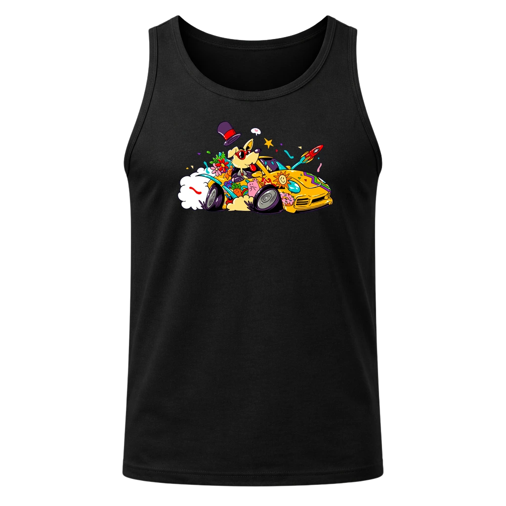 Crazy Ride Black Tank Top