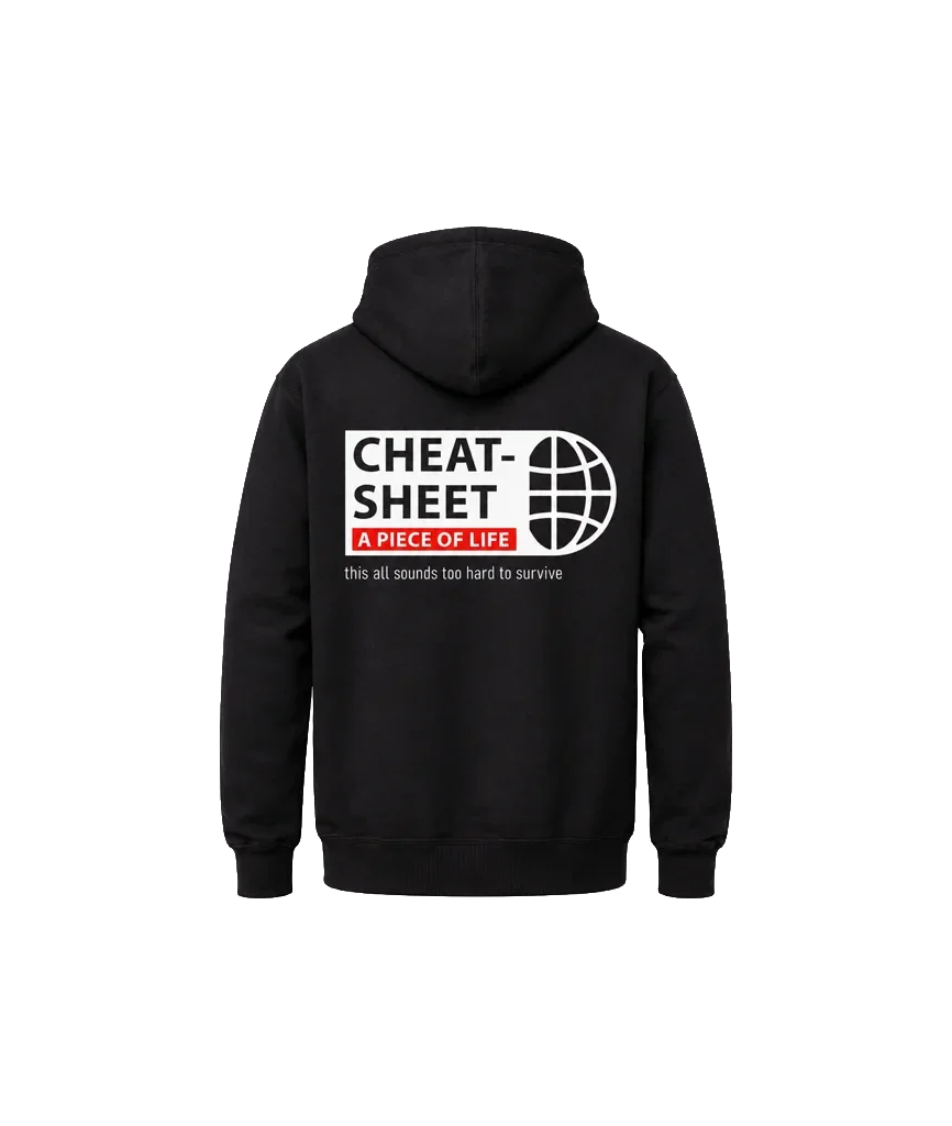 A Peace Of Life Front And Back Print Hoodie