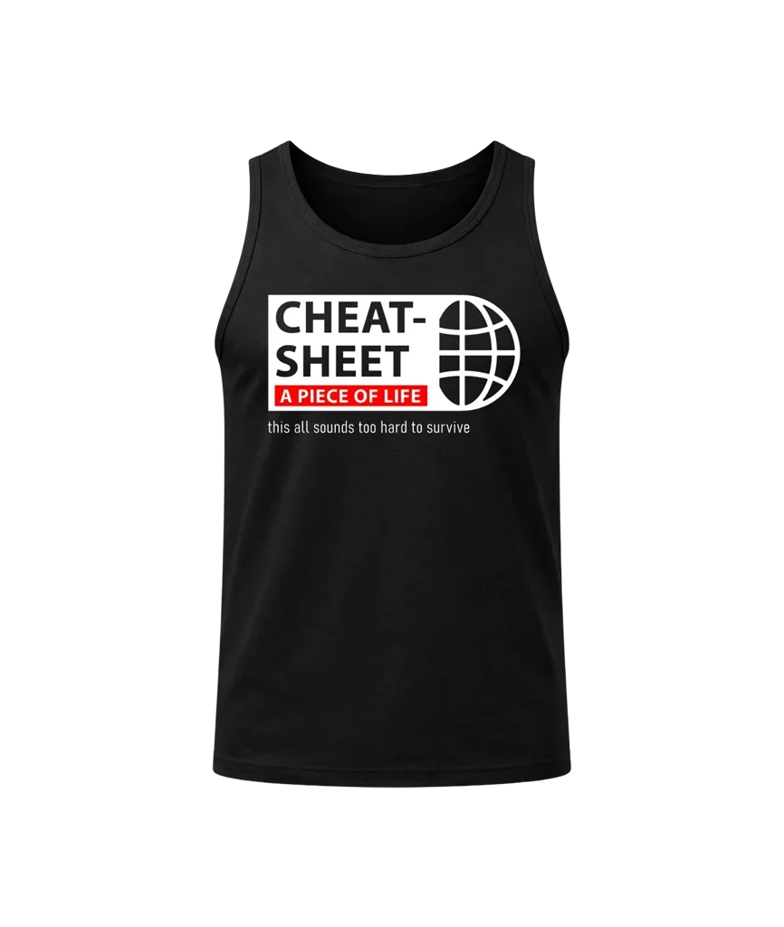 A Peace Of Life Black Tank Top