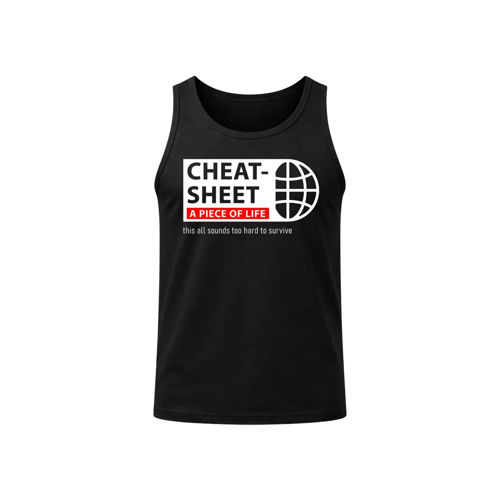 A Peace Of Life Black Tank Top