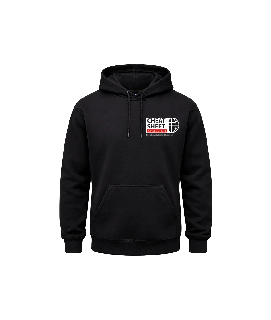 A Peace Of Life Front And Back Print Hoodie