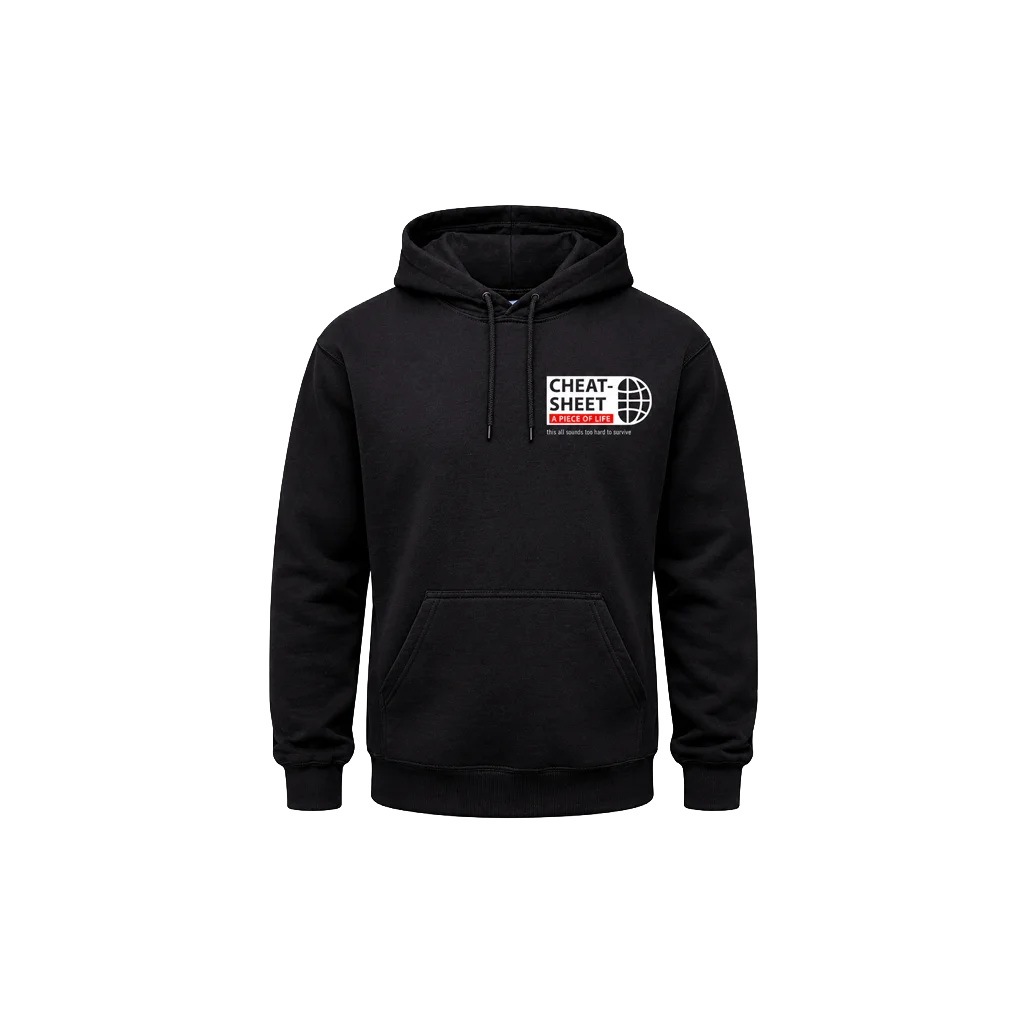 A Peace Of Life Front And Back Print Hoodie