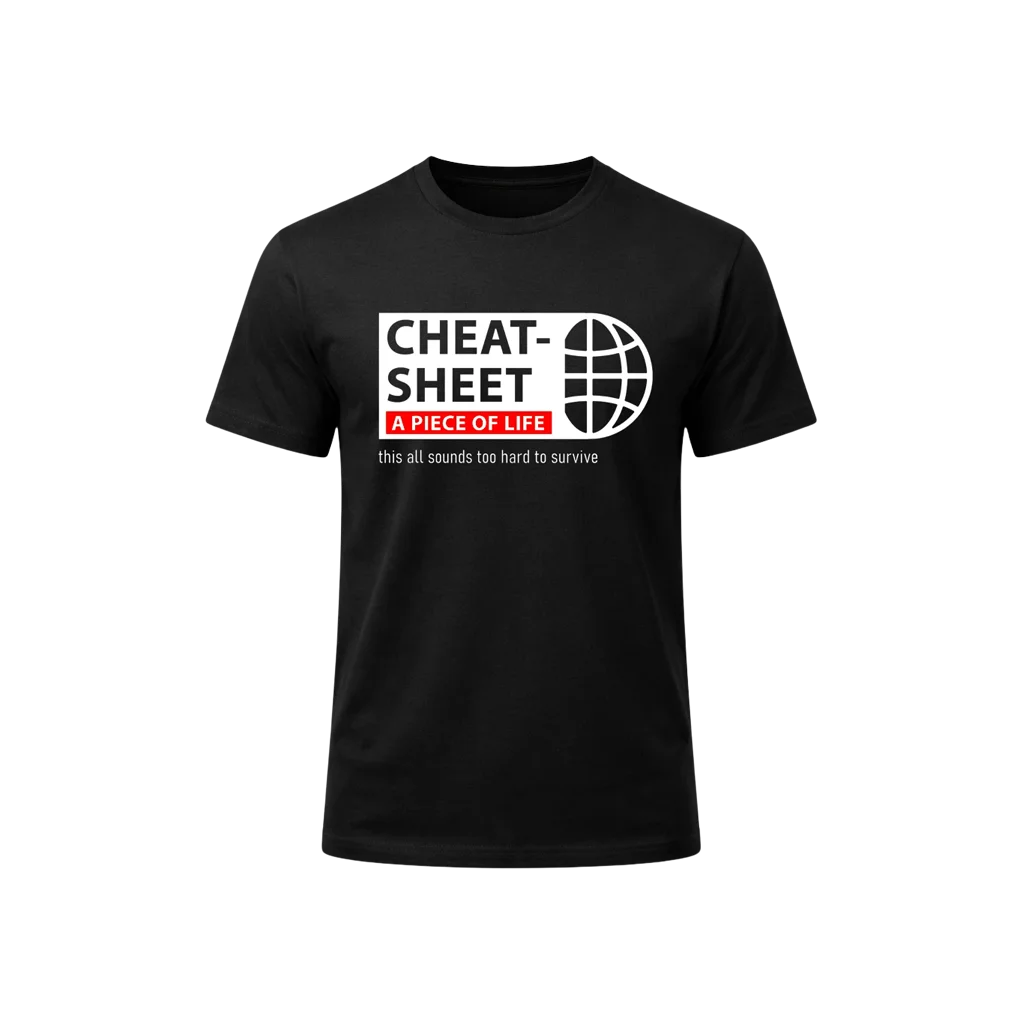 Cheat Sheet Concept Tee