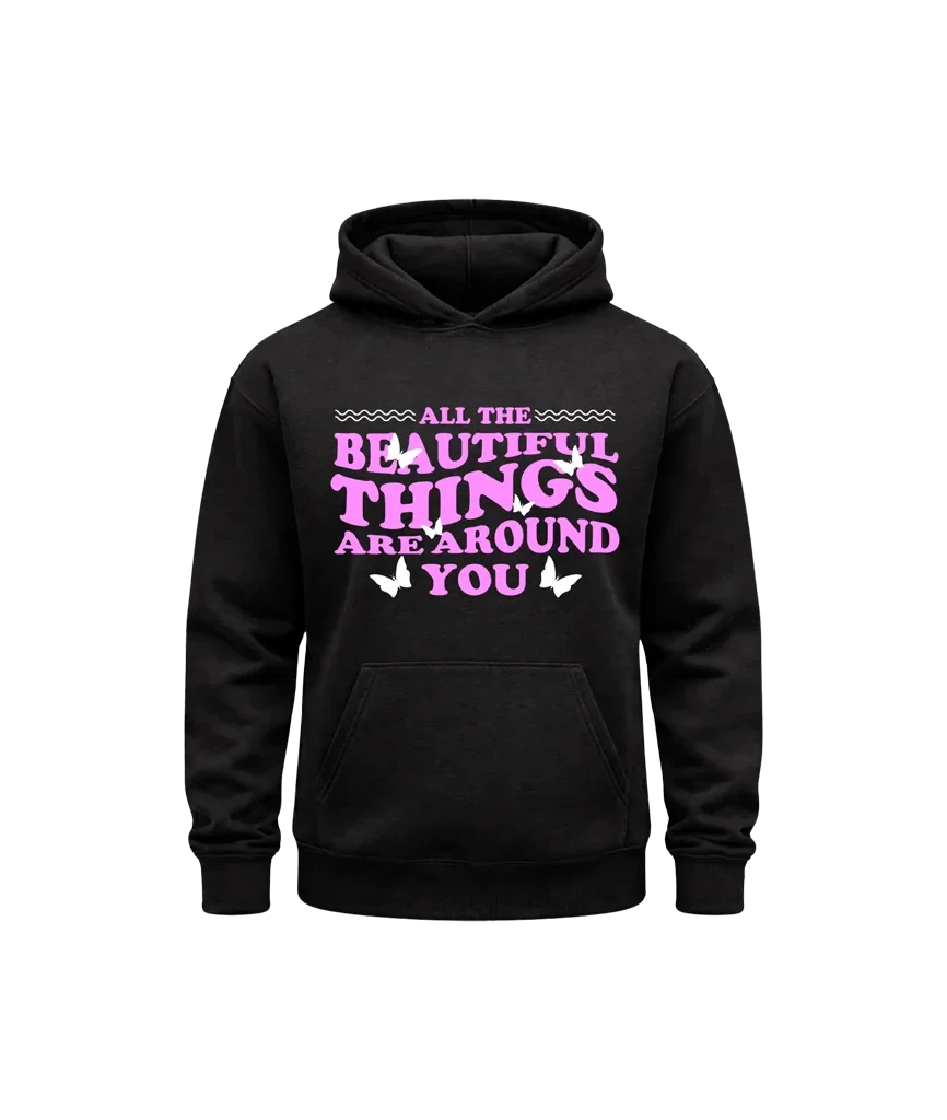 All The Beautiful Things Black Hoodie