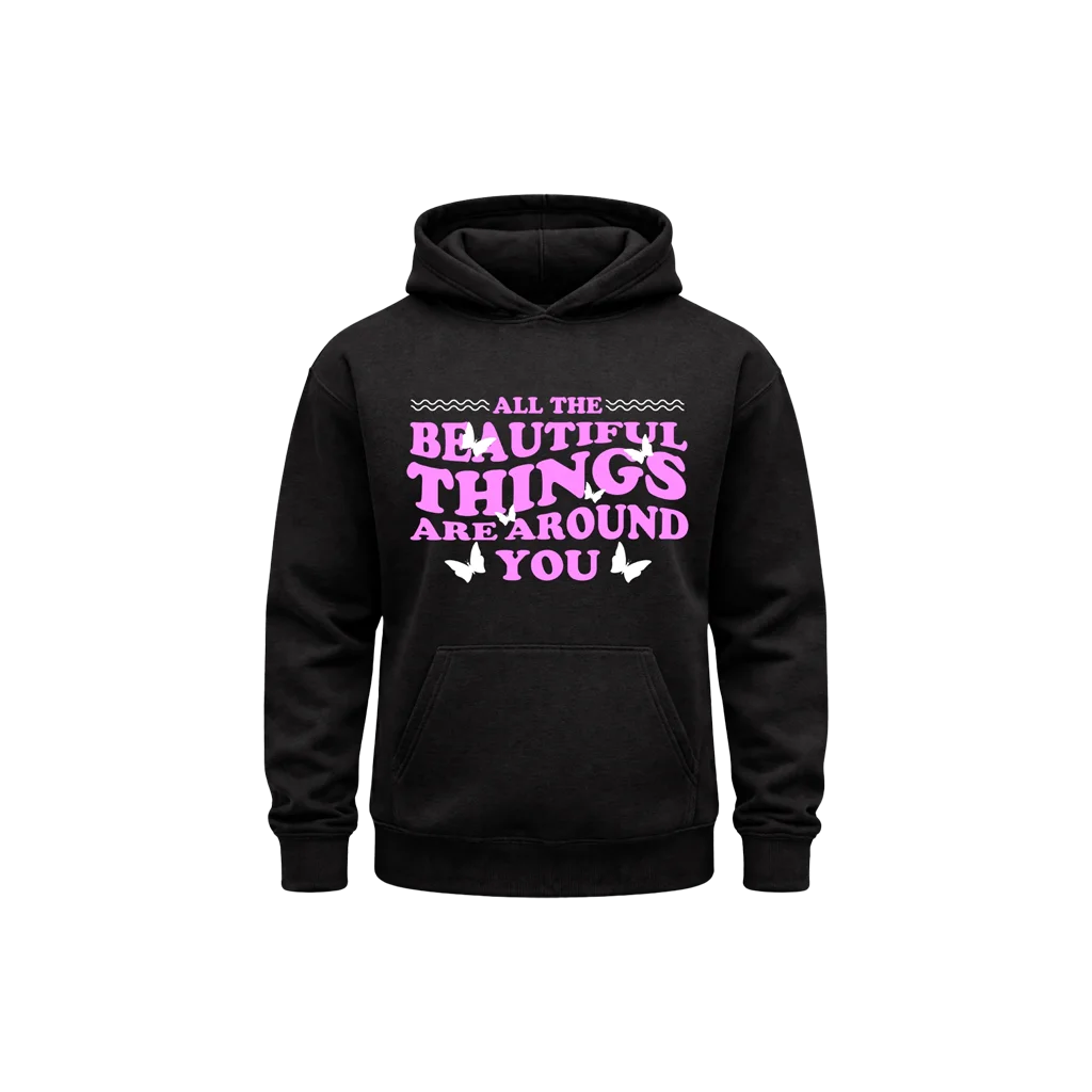 All The Beautiful Things Black Hoodie