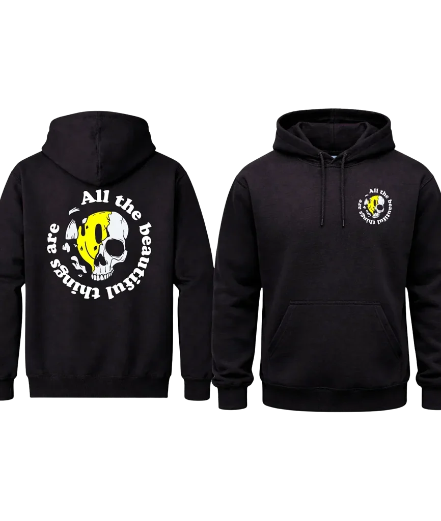 All The Beautiful Things Front And Back Print Hoodie