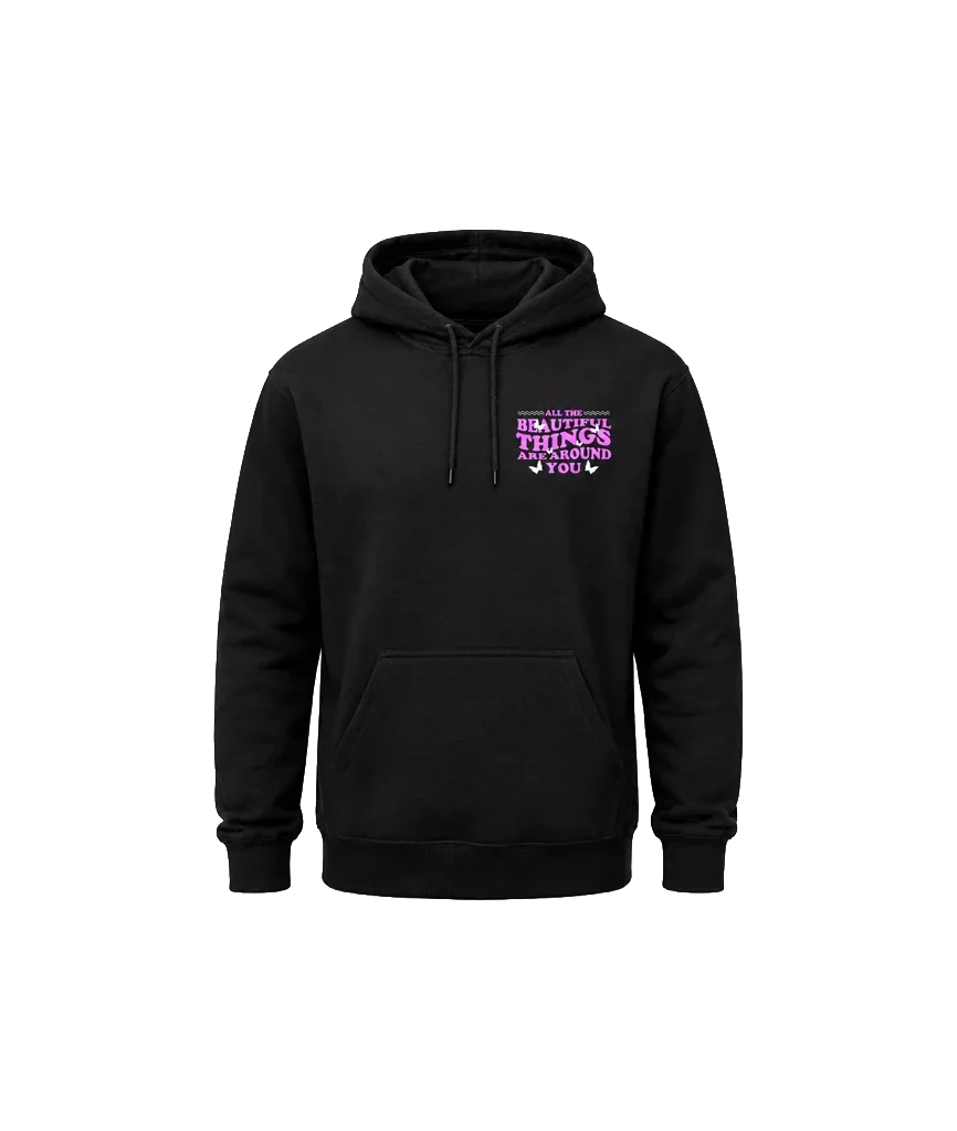 All The Beautiful Things Front And Back Print Hoodie