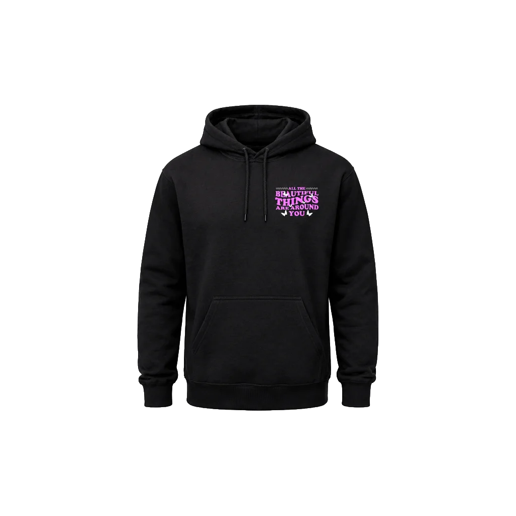 All The Beautiful Things Front And Back Print Hoodie