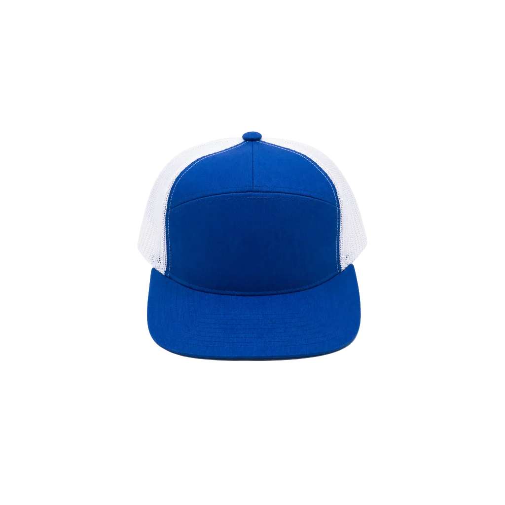 Retro Royal Blue Foam Trucker Hat