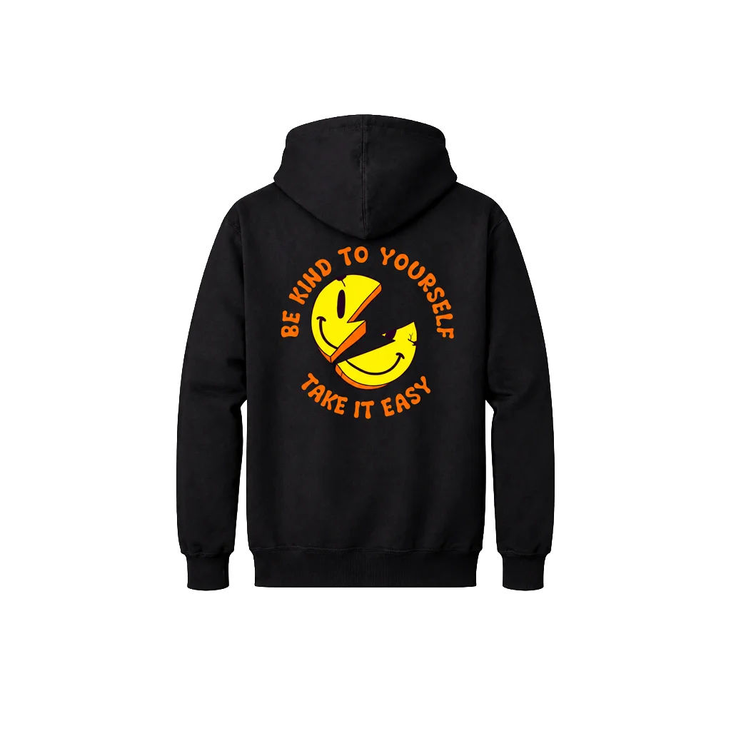 Take It Easy Yellow Graphic Pullover