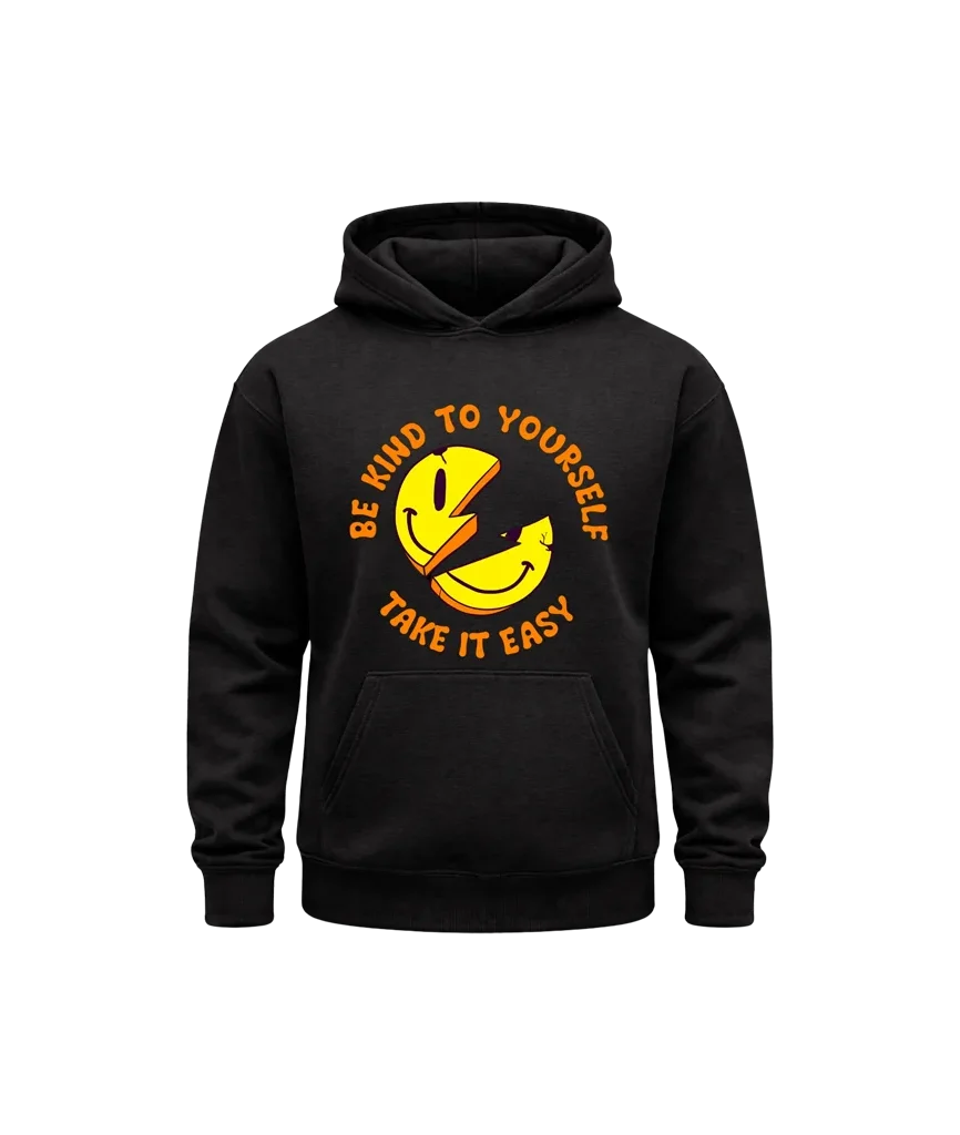 Be Kind To Yourself Black Hoodie