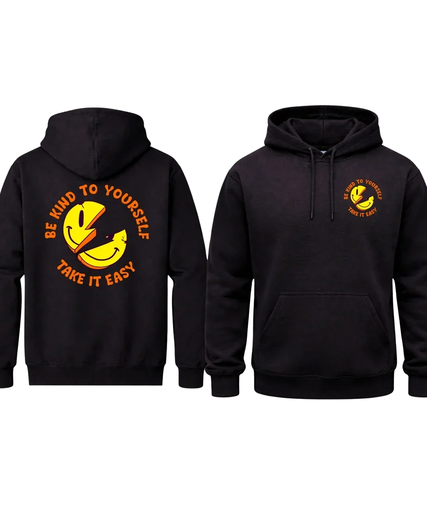 Be Kind To Yourself Front And Back Print Hoodie